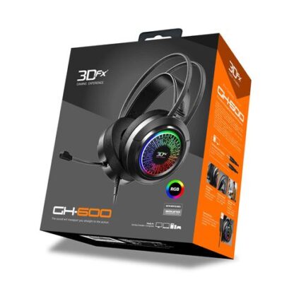 Audífono Gamer 3DFX GH-600 usb 3.5mm - Imagen 2